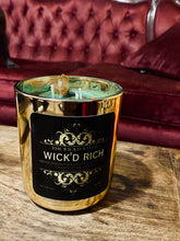 Load image into Gallery viewer, WICK'D RICH MONEY SPELL CANDLE